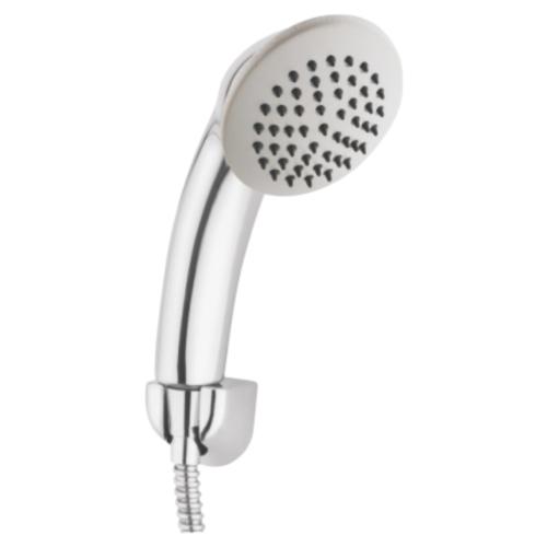 Single Flow Hand Shower with 1.5 Mtr. SS Flexible Hose & ABS Hook